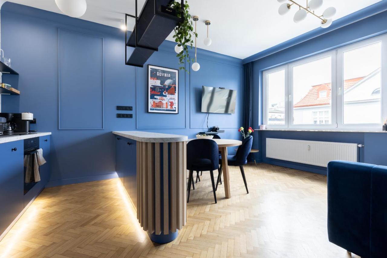 Blue Door Apartment, Swietojanska, Srodmiescie Gdynia Eksteriør bilde