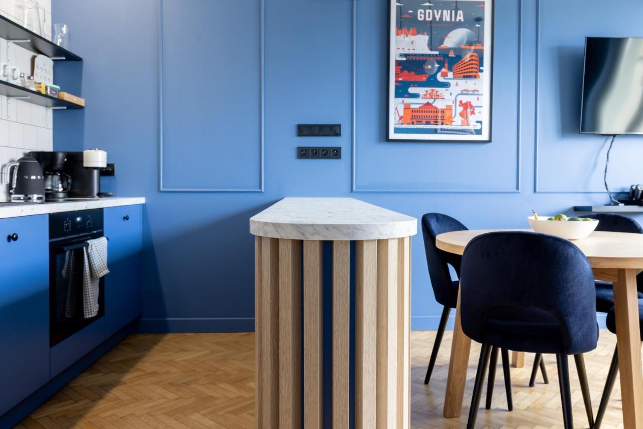 Blue Door Apartment, Swietojanska, Srodmiescie Gdynia Eksteriør bilde